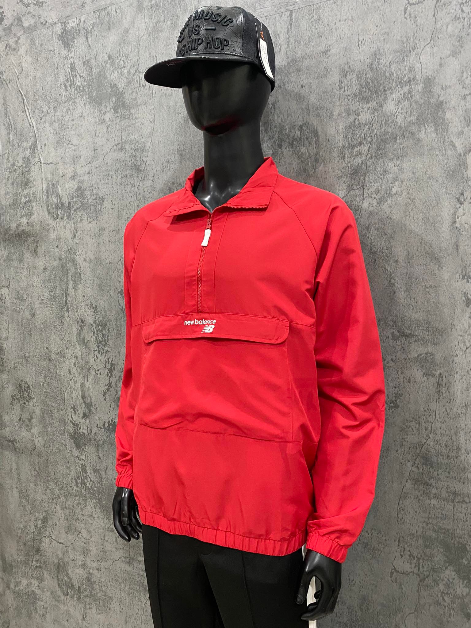 Áo Hoodie Gió New Balance Classic Casual Jacket 'Red'