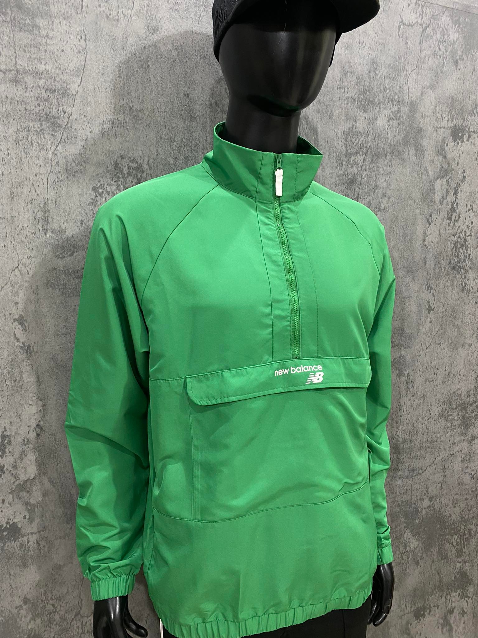 Áo Hoodie Gió New Balance Classic Casual Jacket 'Green'