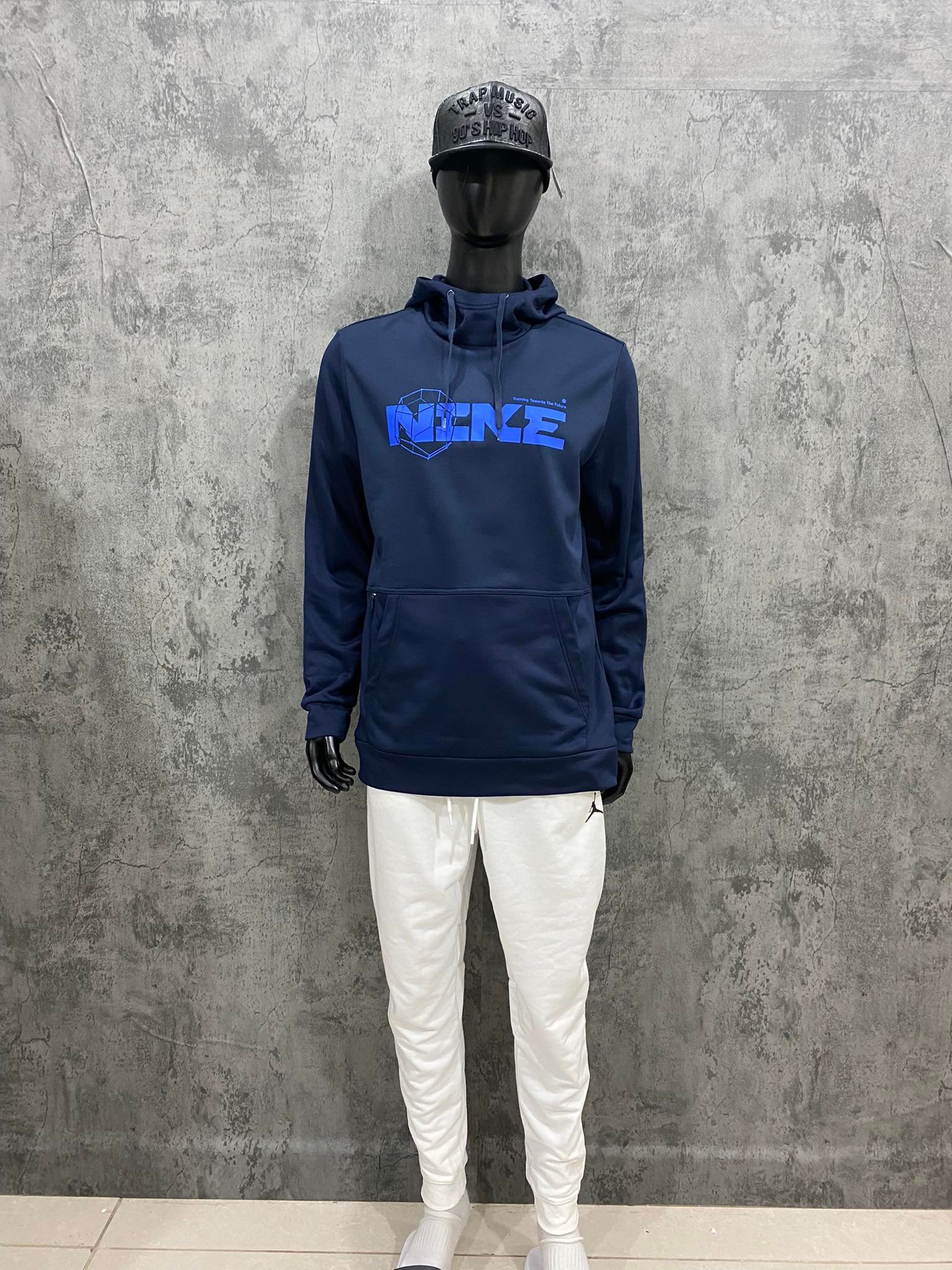 Áo Hoodie Nỉ Nam Nike Training ''NAVY'' - DD1773-451