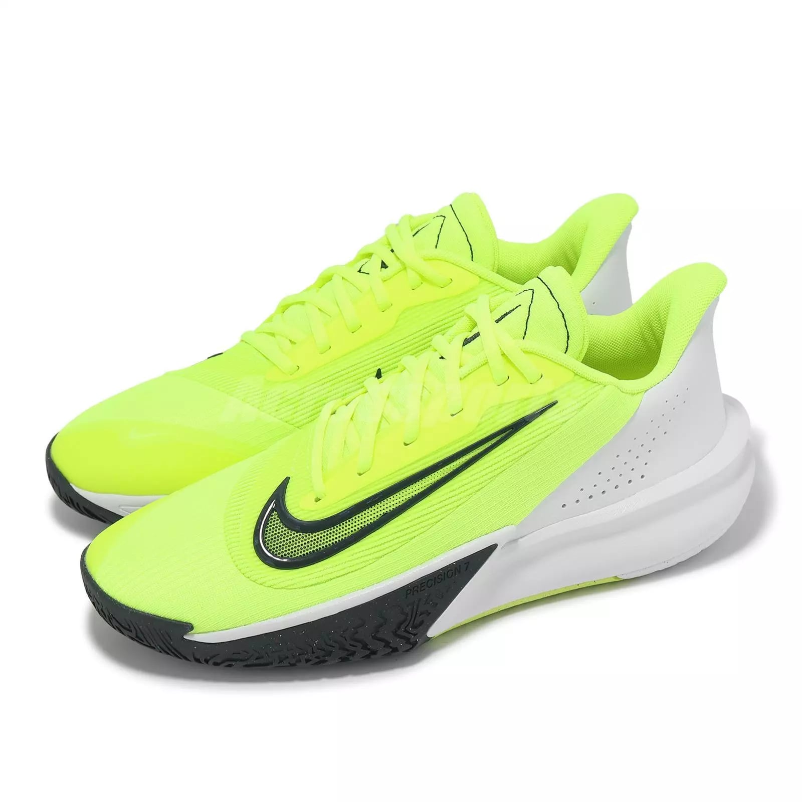 GIÀY BÓNG RỔ CHÍNH HÃNG  - Nike Precision VII 7 Volt Summit White Men Basketball Hoopers Shoes  - FN4322-700
