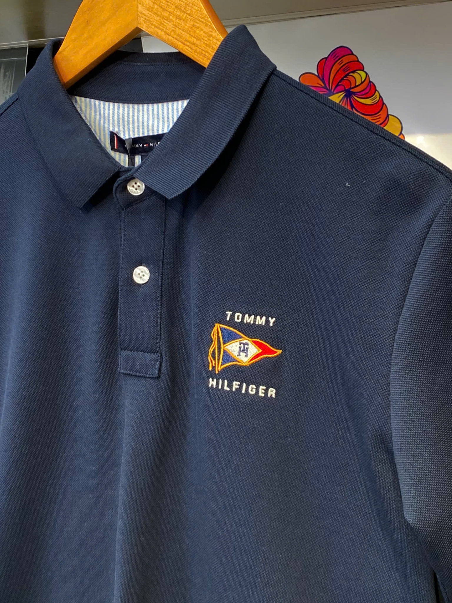 Áo Polo Chính Hãng - Tommy Hilfiger Regular Fit Nautical Flag Polo 