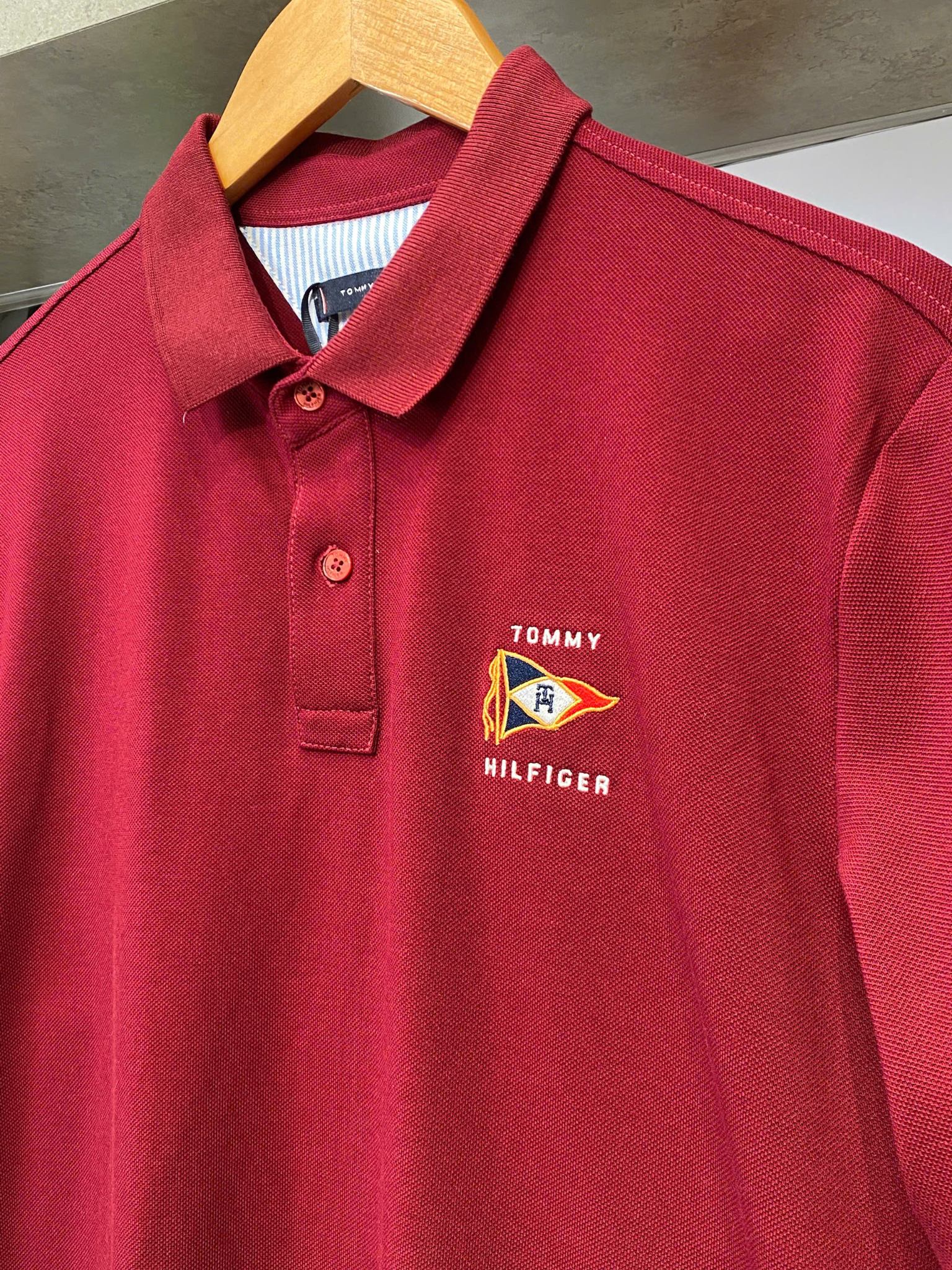 Áo Polo Chính Hãng - Tommy Hilfiger Regular Fit Nautical Flag Polo 