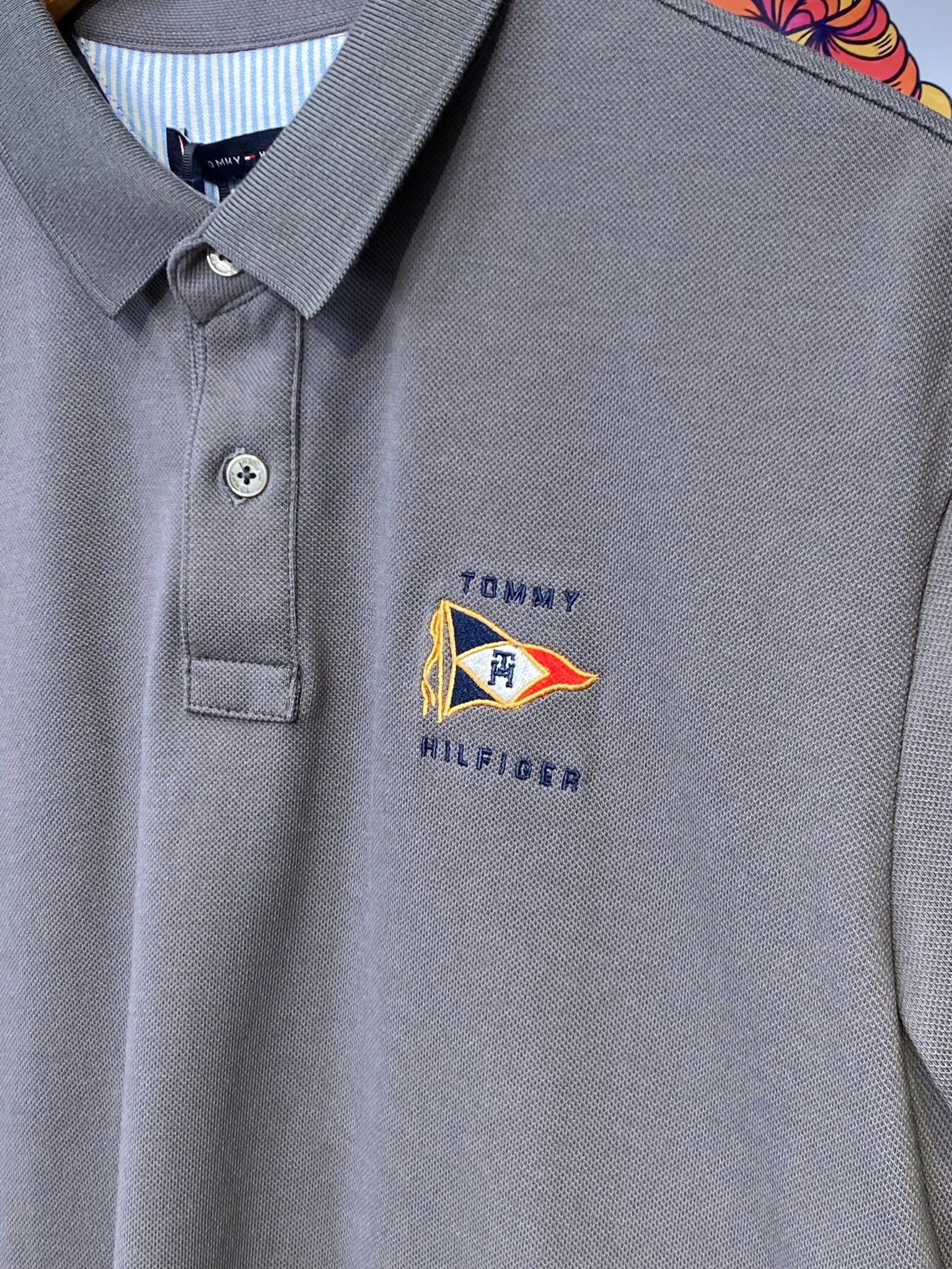 Áo Polo Chính Hãng - Tommy Hilfiger Regular Fit Nautical Flag Polo 