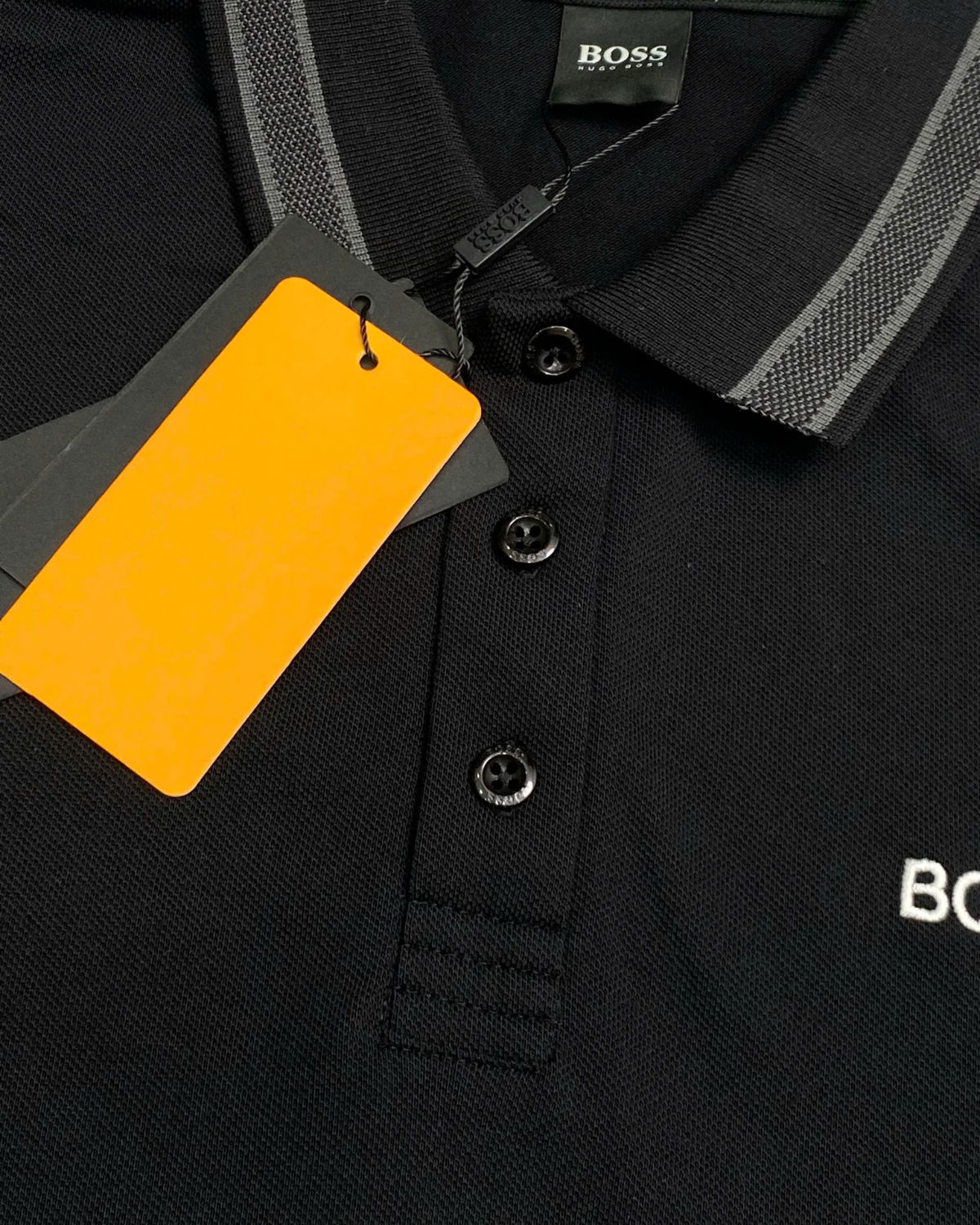 Áo Sweater Chính Hãng - Hugo Boss Paddy Polo ''Black/Grey'' - 8044818-040