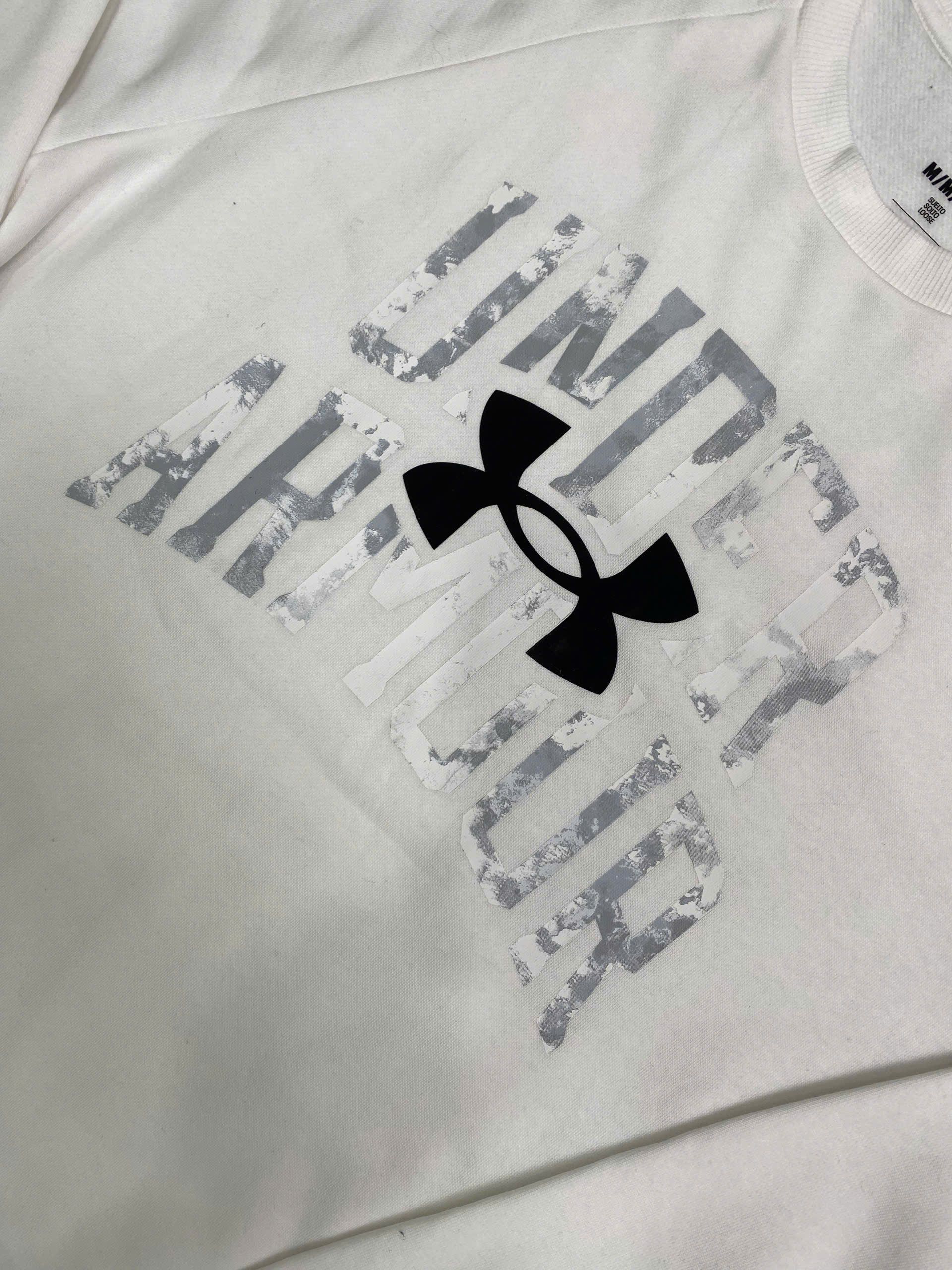 Áo Sweater Chính Hãng - Sudadera de Entrenamiento Under Armour UA Rival Fleece Dye para Hombre 
