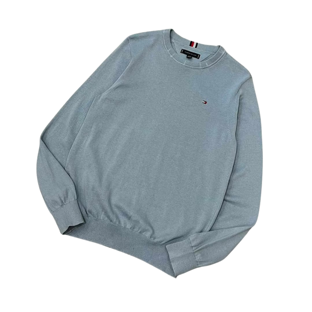 Áo Sweater Chính Hãng - Áo Len Tommy Hilfiger 'Grey' - 78J8222-11