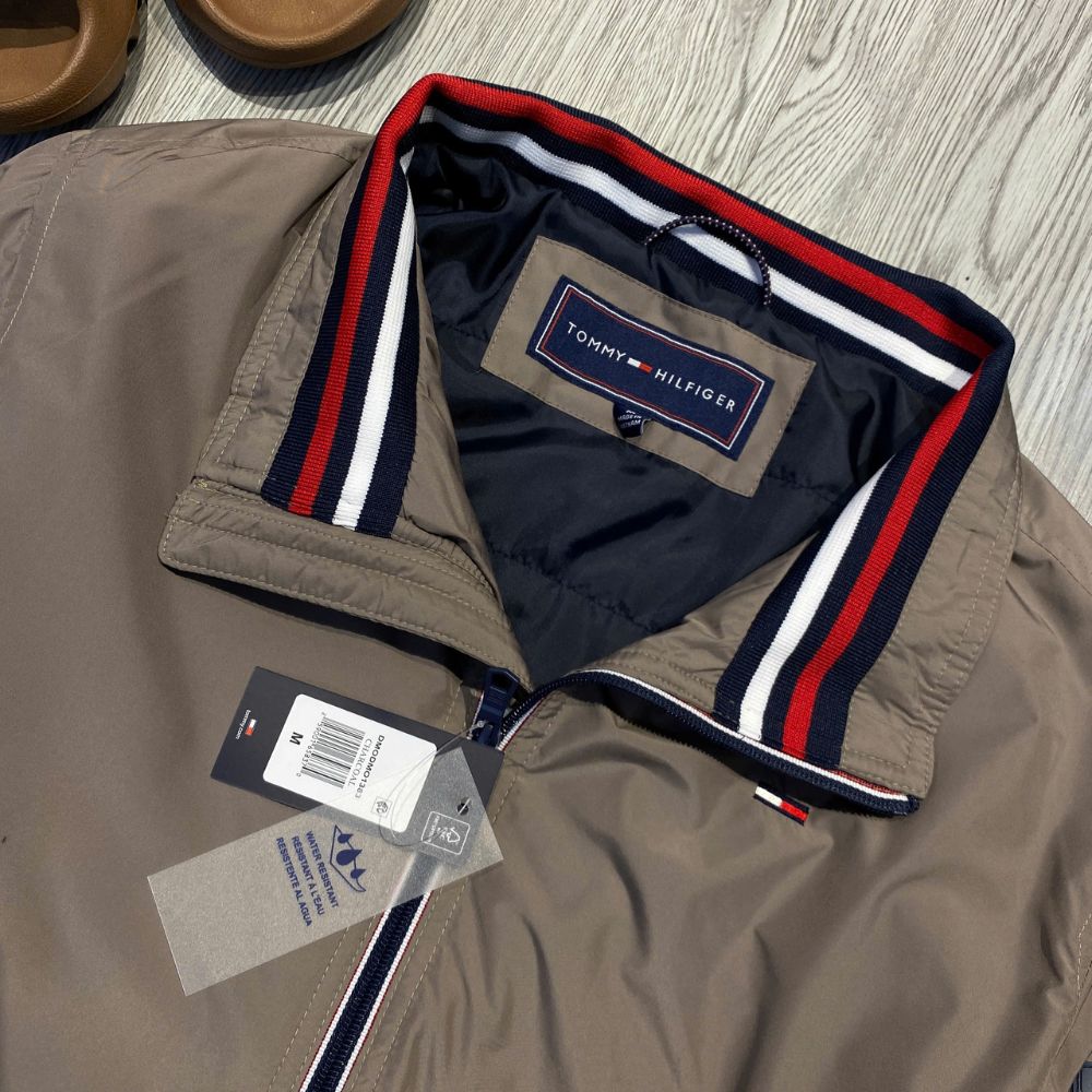 Áo Khoác Chính Hãng - Tommy Hilfiger Zip Basic Casual Bomber Jacket 'CHARCOAL' - DMODMO1383 - 113