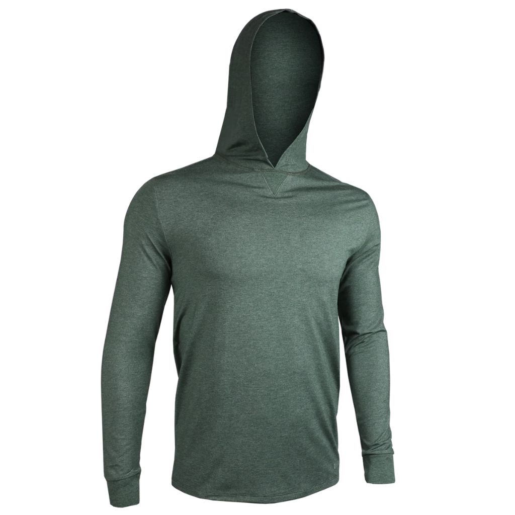 Áo Hoodie Chính Hãng - 2UNDR Luxury Long Sleeve Hooded Tee “Forest Green” - 2UNDR-FGREEN