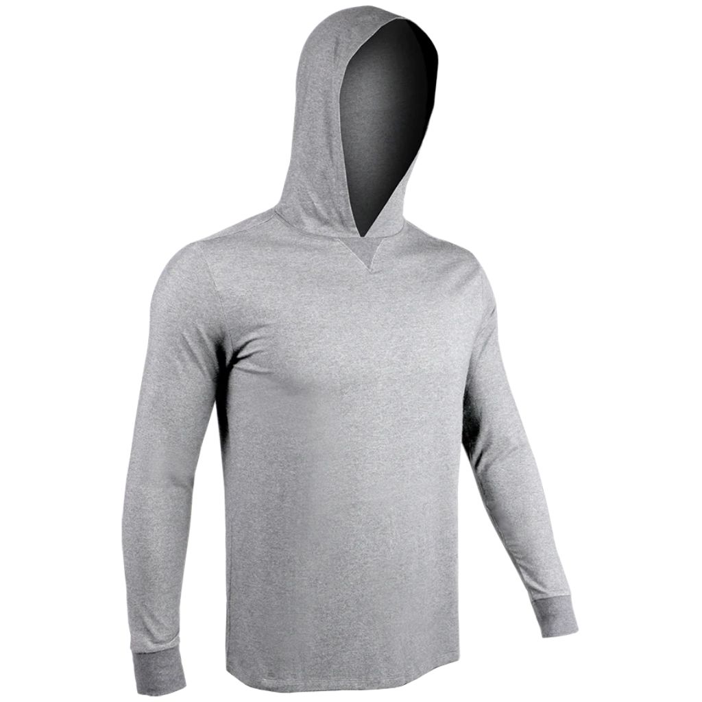 Áo Hoodie Chính Hãng - 2UNDR Luxury Long Sleeve Hooded Tee “Grey” - 2UNDR-GREY