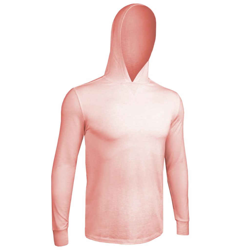Áo Hoodie Chính Hãng - 2UNDR Luxury Long Sleeve Hooded Tee “Salmon” - 2UNDR-SALMON
