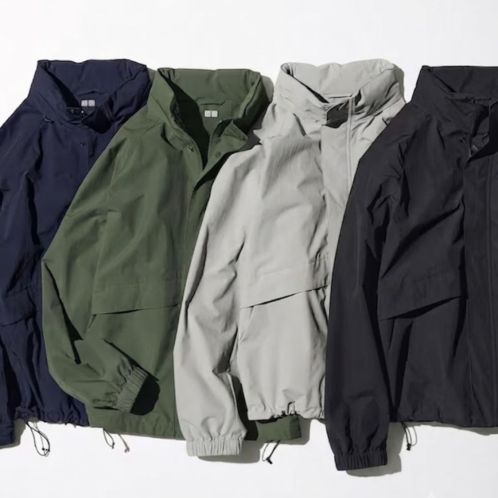 Áo Khoác Gió Chính Hãng - Uniqlo Windproof Stand Blouson 