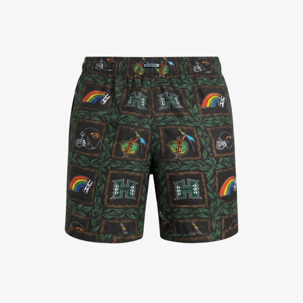 Quần Shorts Chính Hãng - SPECLO Men's Drawstring Waist All-Over Beach Shorts - SPL0907-002