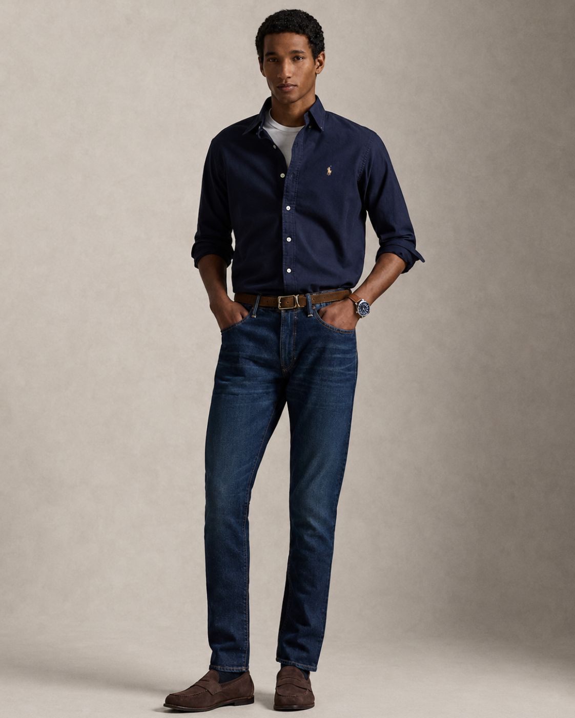 Áo Sơ Mi Chính Hãng - Polo Ralph Lauren Classic Fit ChamBray  