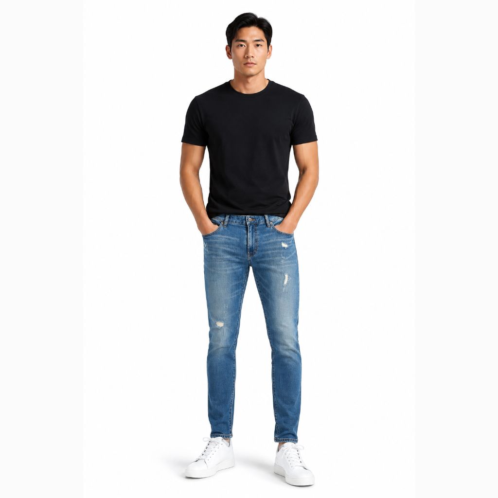 Quần Dài Chính Hãng - Uniqlo Men's Slim Fit Denim Jeans 