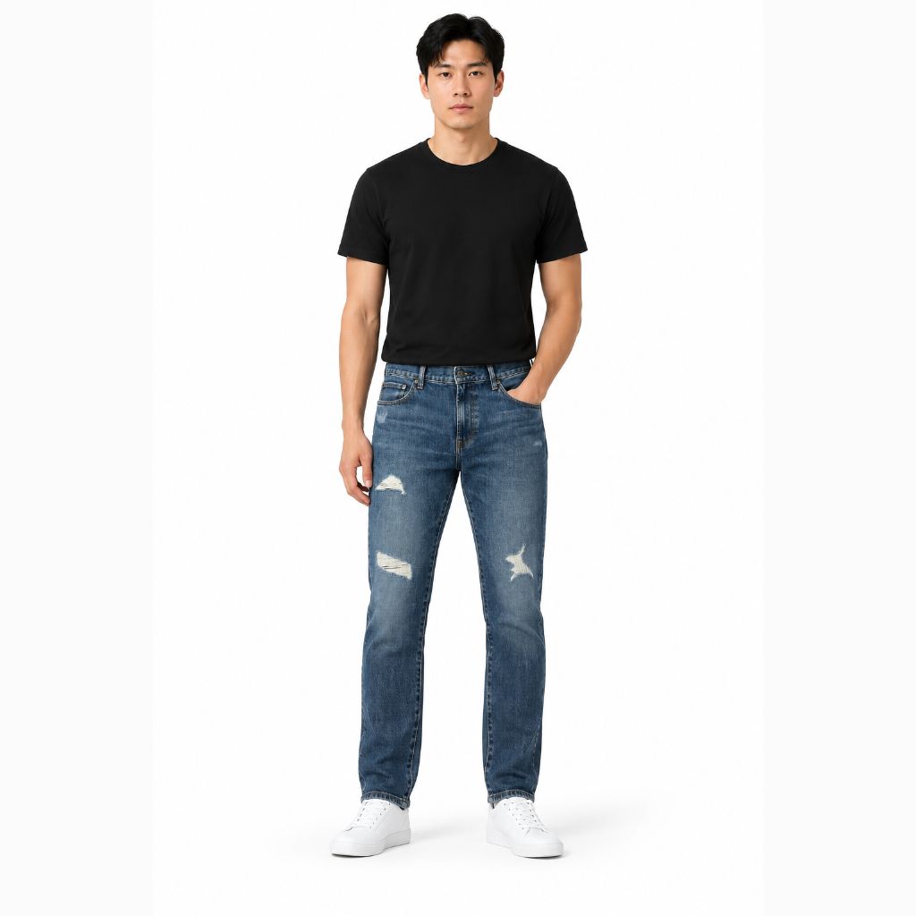 Quần Dài Chính Hãng - Uniqlo Men's Slim Fit Denim Jeans 