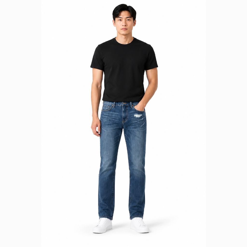 Quần Dài Chính Hãng - Uniqlo Men's Slim Fit Denim Jeans 