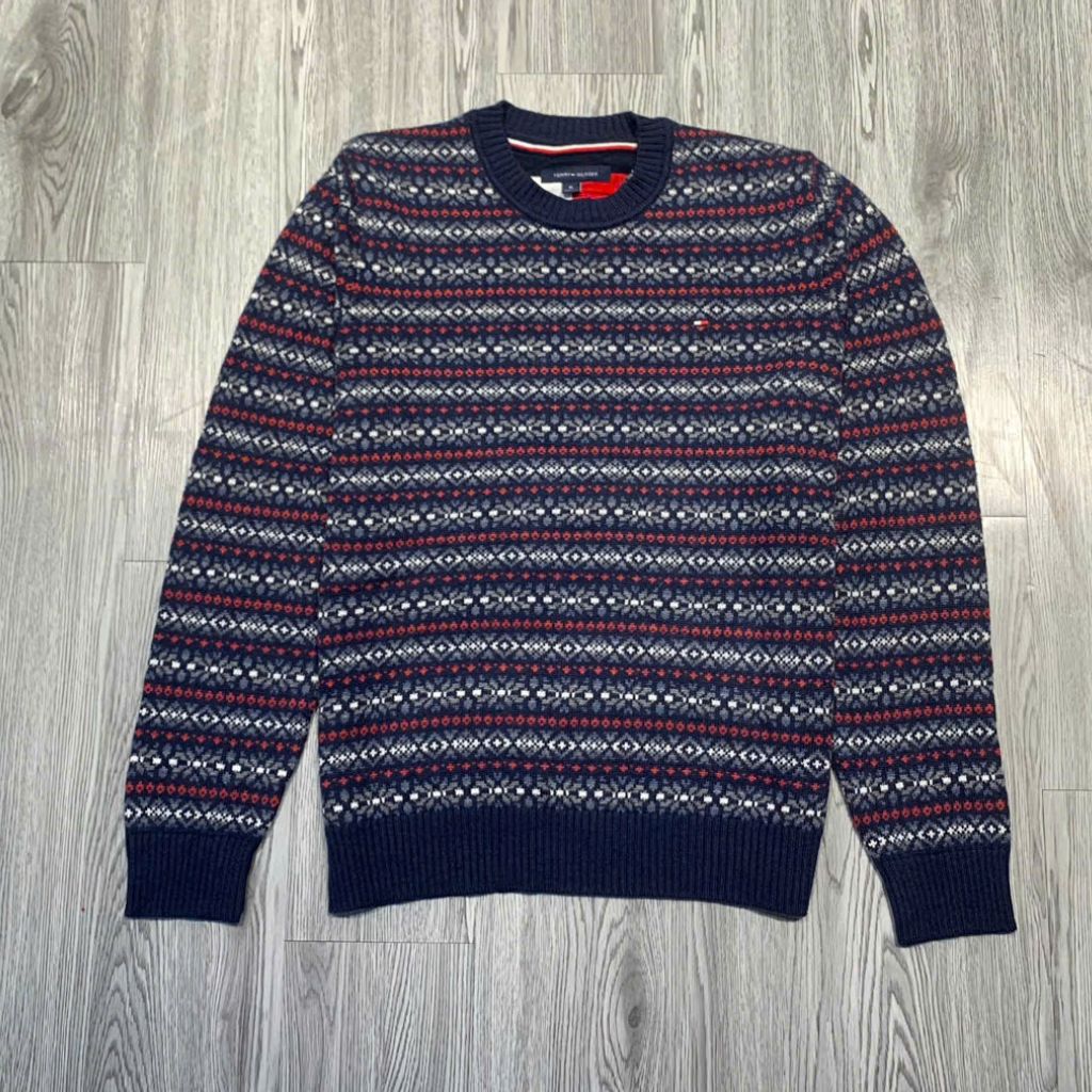 Áo Sweater Chính Hãng - Tommy Hilfiger Christmas Holiday Wool - 78J3792460 -100