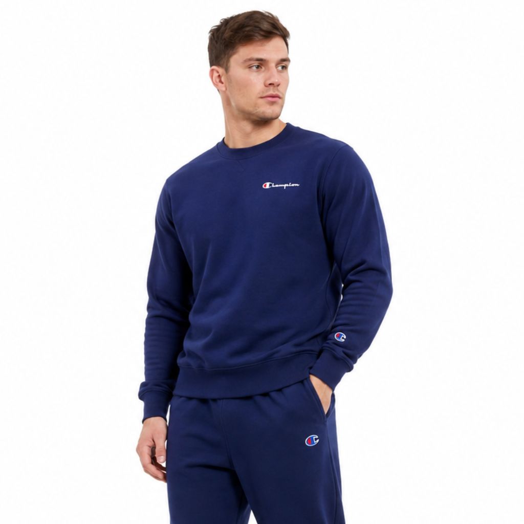Bộ Thu Đông Chính Hãng - Champion Crewneck Sweatshirt & Sweatpants Set 