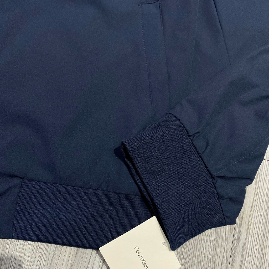 Áo Khoác Chính Hãng - Calvin Klein Men's Lightweight Bomber Jacket ‘Navy’ - C24037AZ-NAY