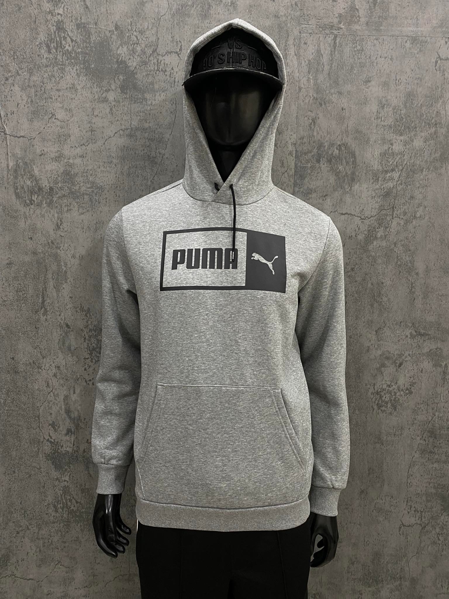 Áo Hoodie Nỉ Nam Puma Logo 'Grey' - 848222-03