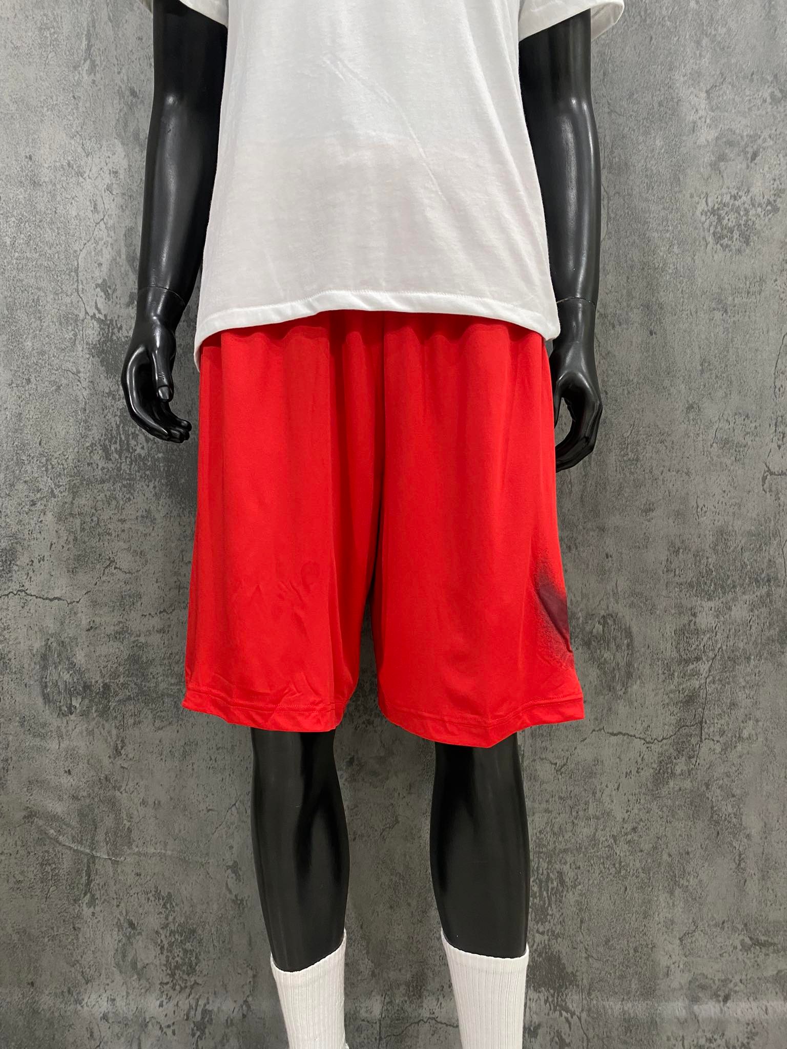 Quần Đùi - NIKE Mens Red Athletic 9'' Fly Shorts Size Extra Extra Large