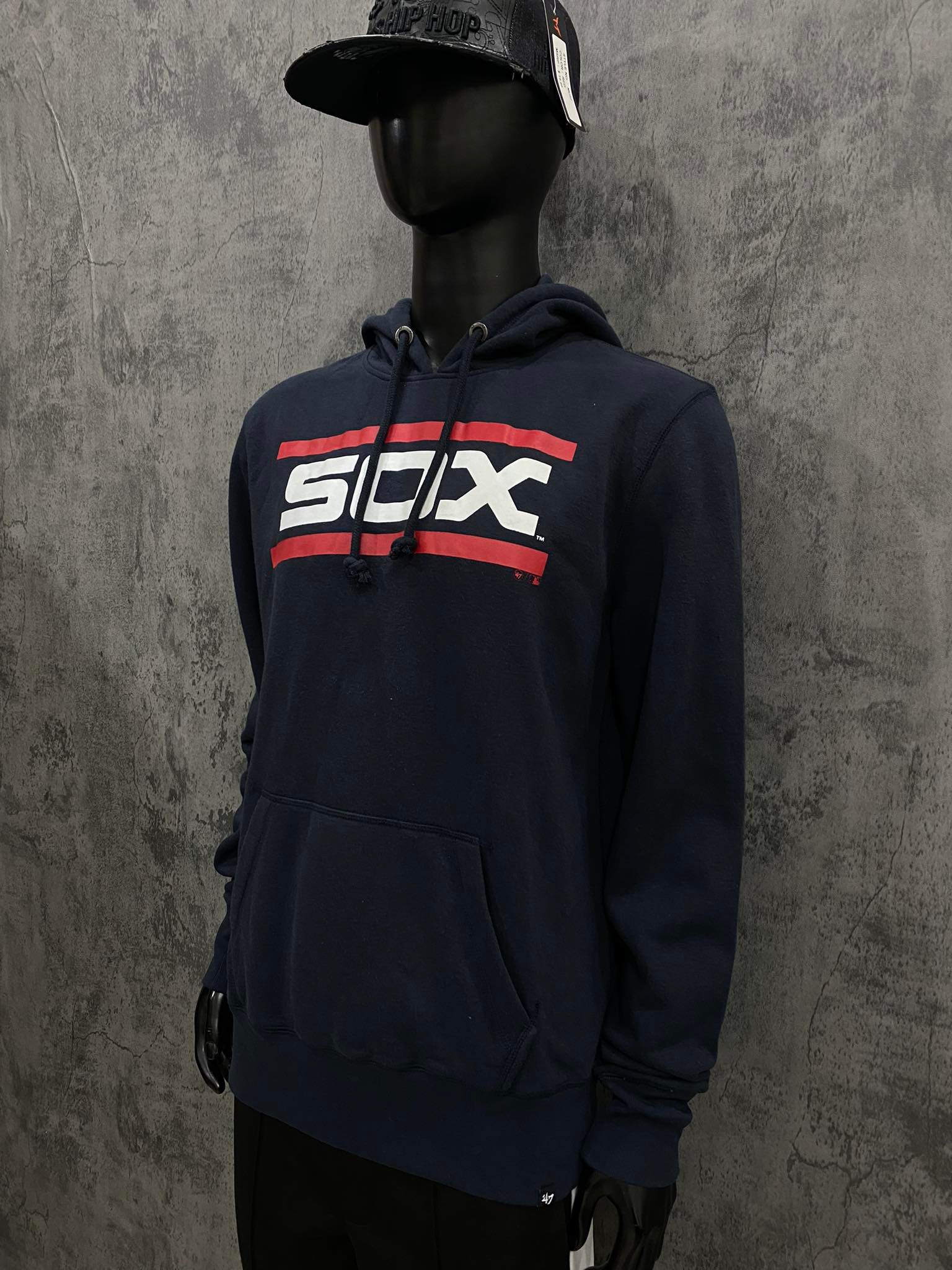 Áo Hoodie Nỉ Nam MLB47 Unisex Basic Hoodie 'Navy' - H41TO70