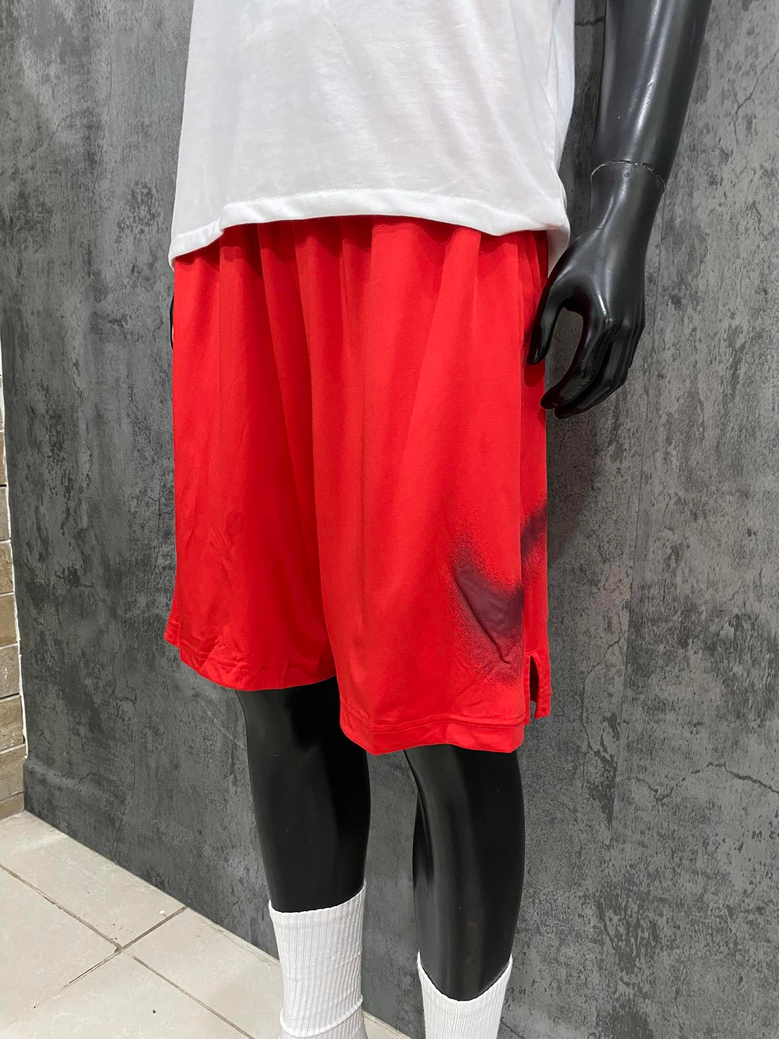 Quần Đùi - NIKE Mens Red Athletic 9'' Fly Shorts Size Extra Extra Large