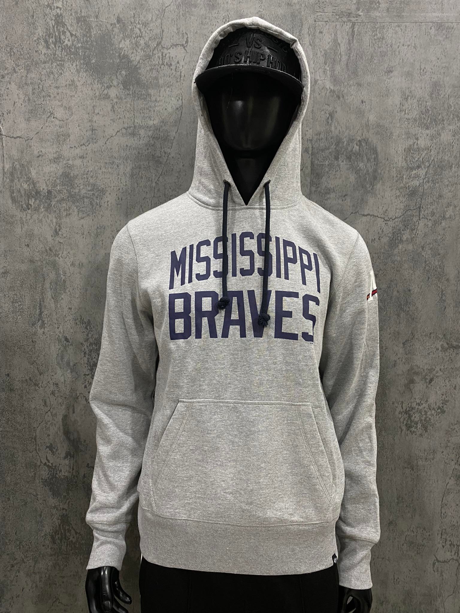 Áo Hoodie Nỉ Nam MLB47 Unisex Basic Hoodie 'Grey' - H28TO46