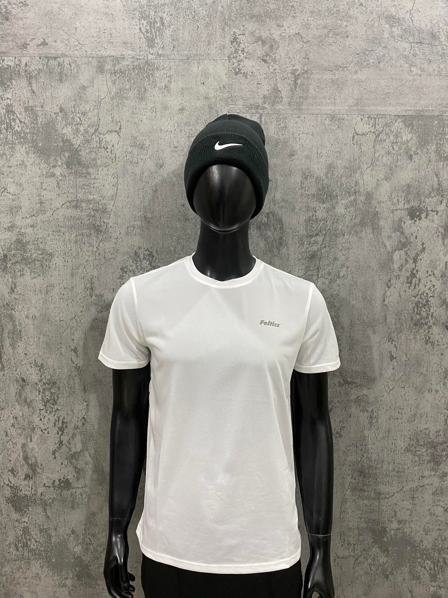 Mũ nón len unisex dày dặn Nike Đen - 309-010