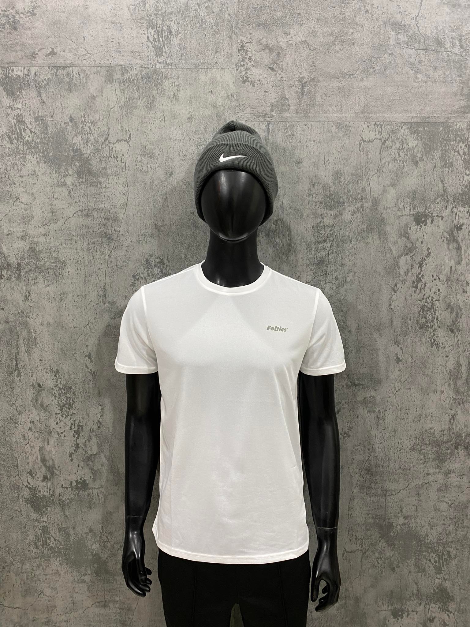 Mũ nón len unisex dày dặn Nike Xám - 309-060