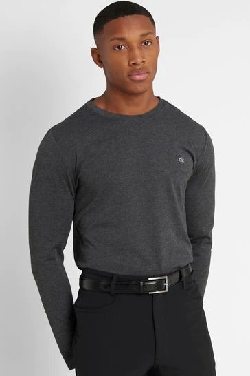 Áo dài tay thể thao Calvin Klein  - C9583-Dark Grey