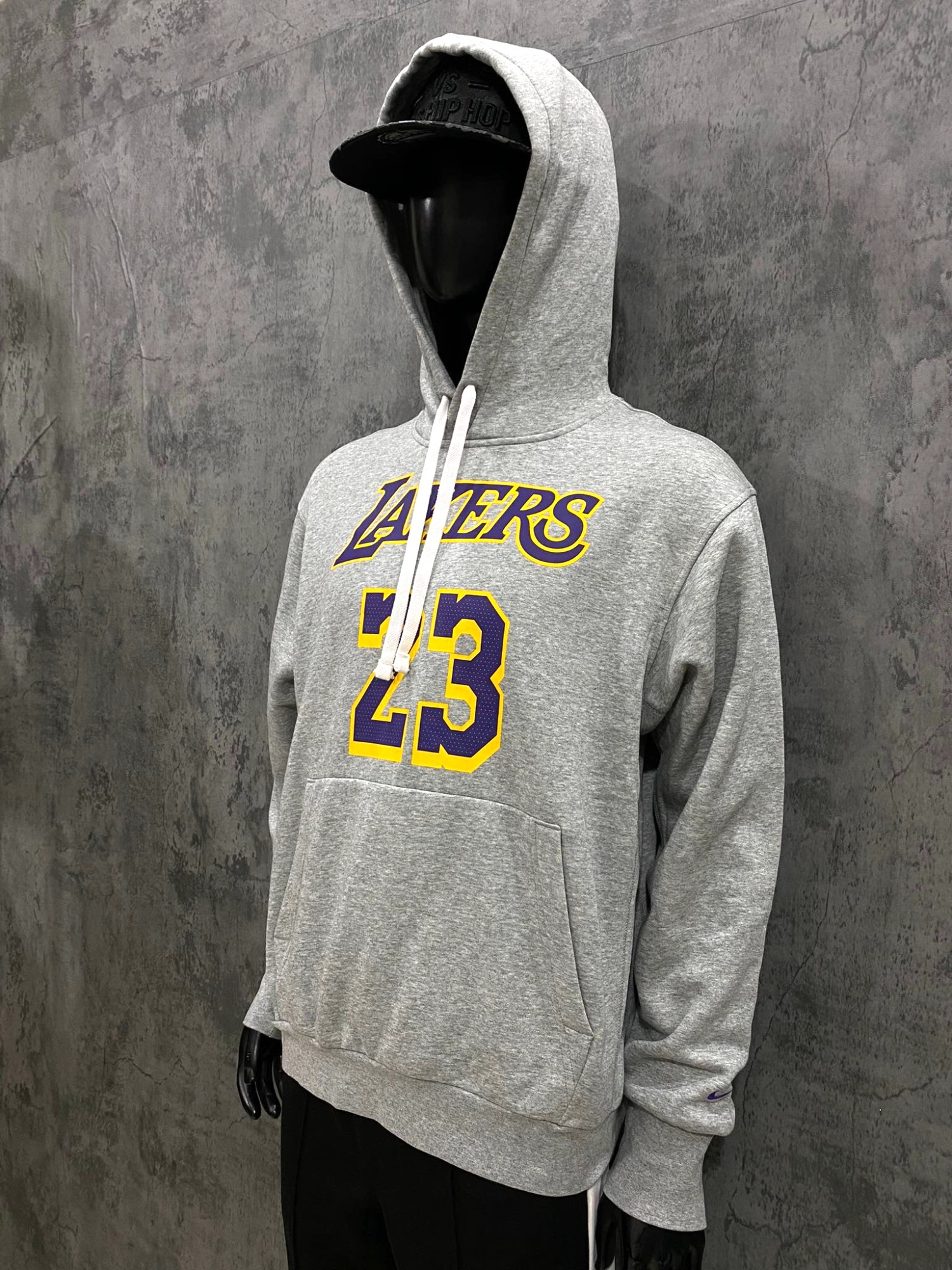 Áo Hoodie Nỉ Nam Nike Basketball Lakers 23 Grey - CZ0282-063