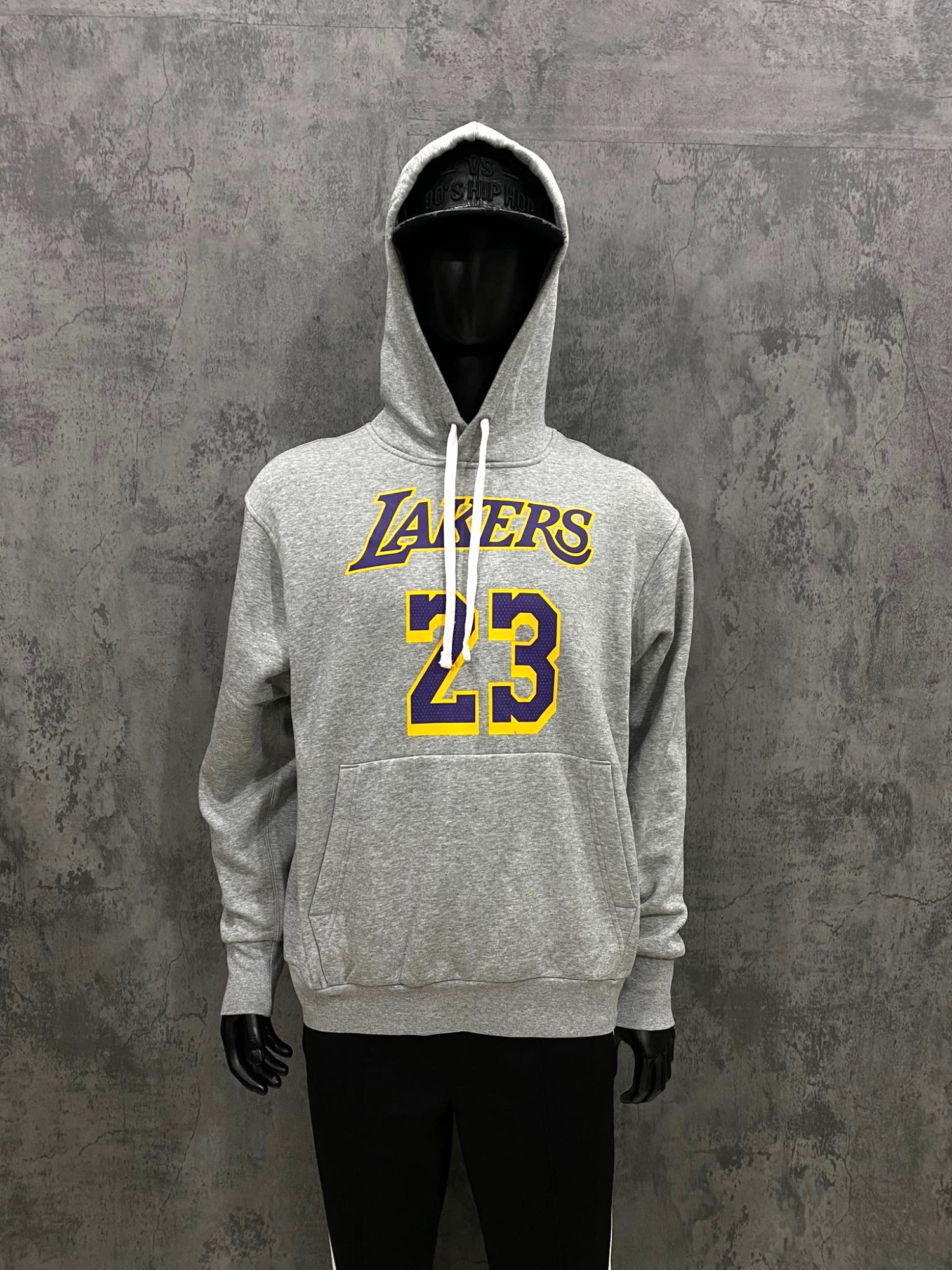 Áo Hoodie Nỉ Nam Nike Basketball Lakers 23 Grey - CZ0282-063