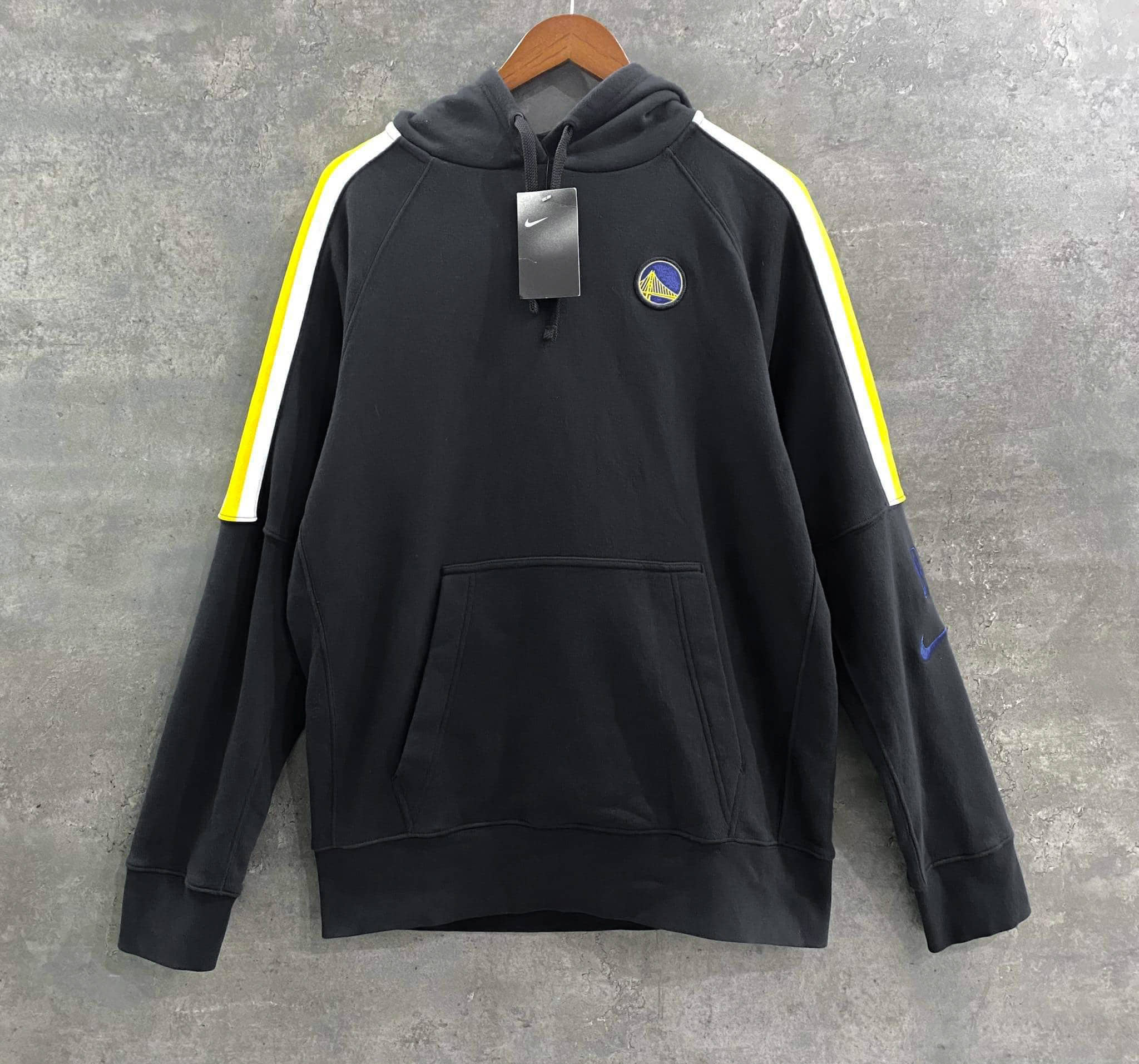 Áo Hoodie Nỉ Nam Nike NBA Basketball Warriors 'Black' - AV0665-010