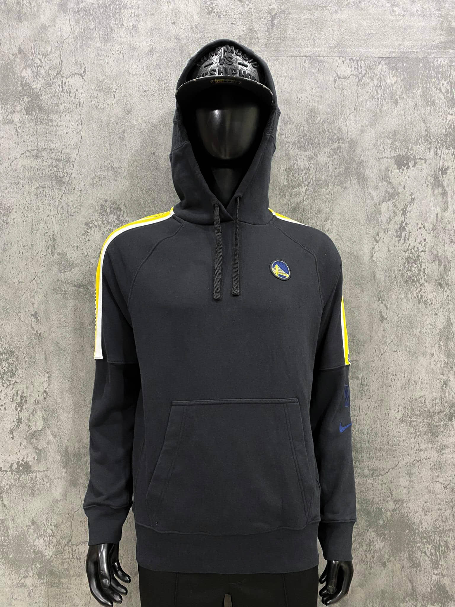 Áo Hoodie Nỉ Nam Nike NBA Basketball Warriors 'Black' - AV0665-010