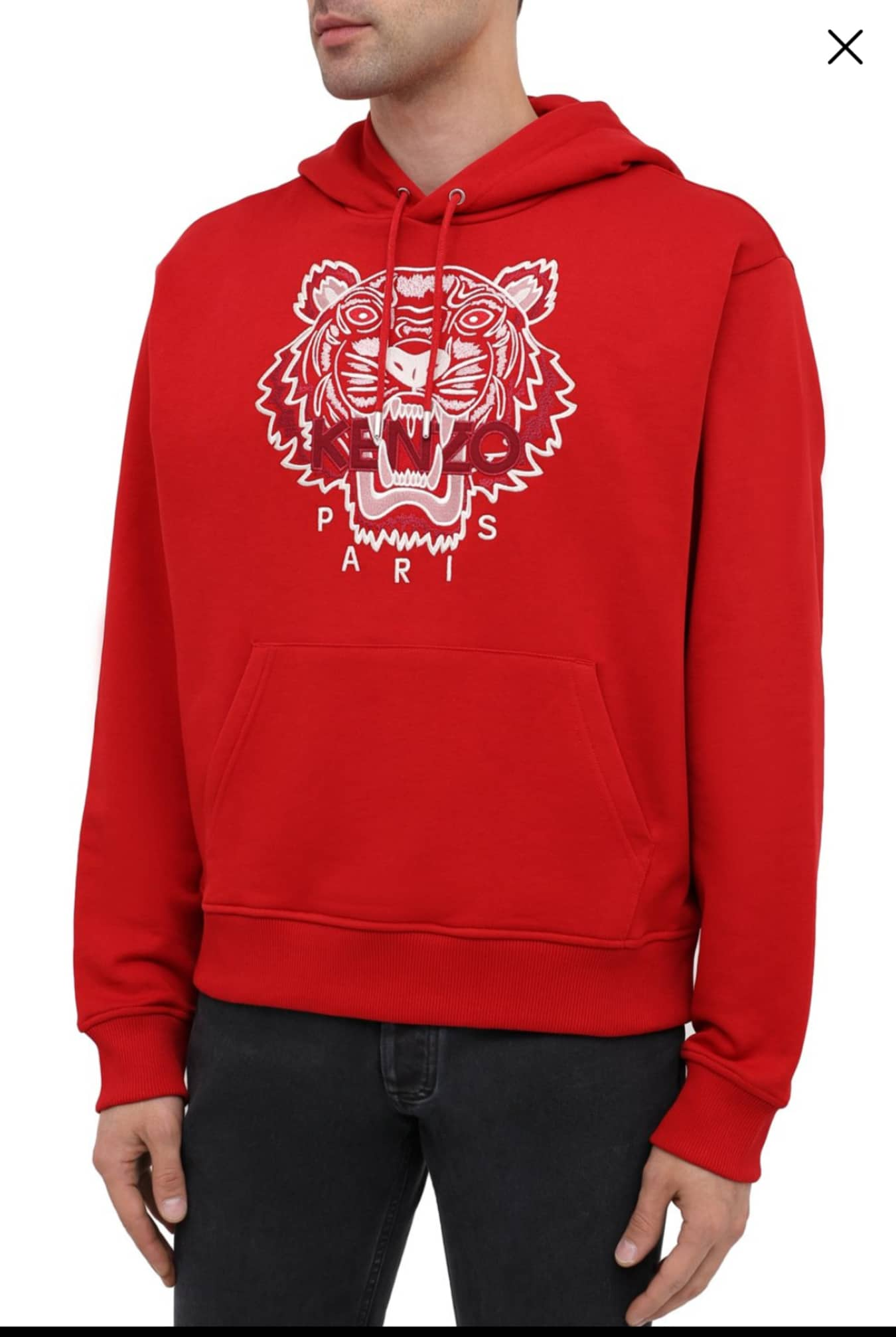 Áo Hoodie Nỉ Da Cá Kenzo Two-tone Tiger Hoodie 