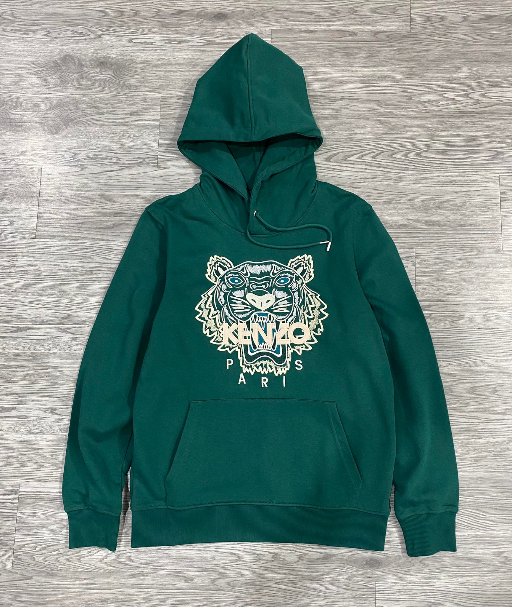 Áo Hoodie Nỉ Da Cá Kenzo Two-tone Tiger Hoodie 