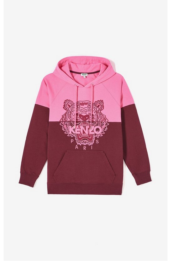 Áo Hoodie Nỉ Da Cá Kenzo Two-tone Tiger 