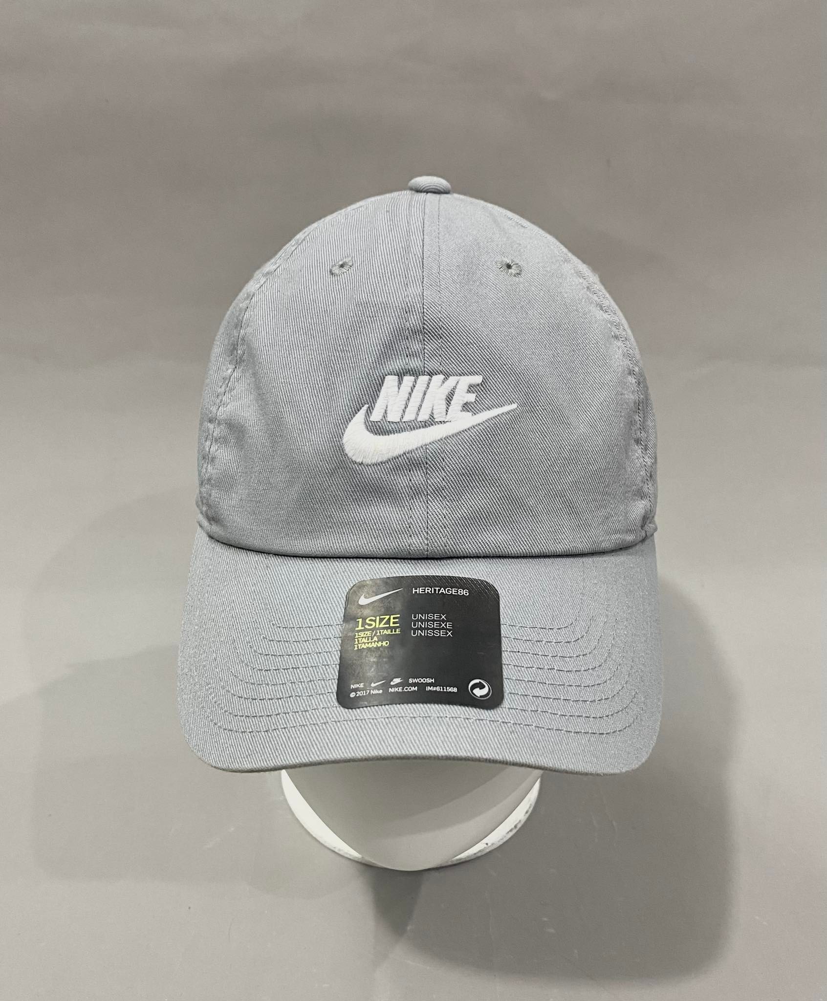 Mũ nón lưỡi trai Nike Heritage86 'Grey' - DA5437-687