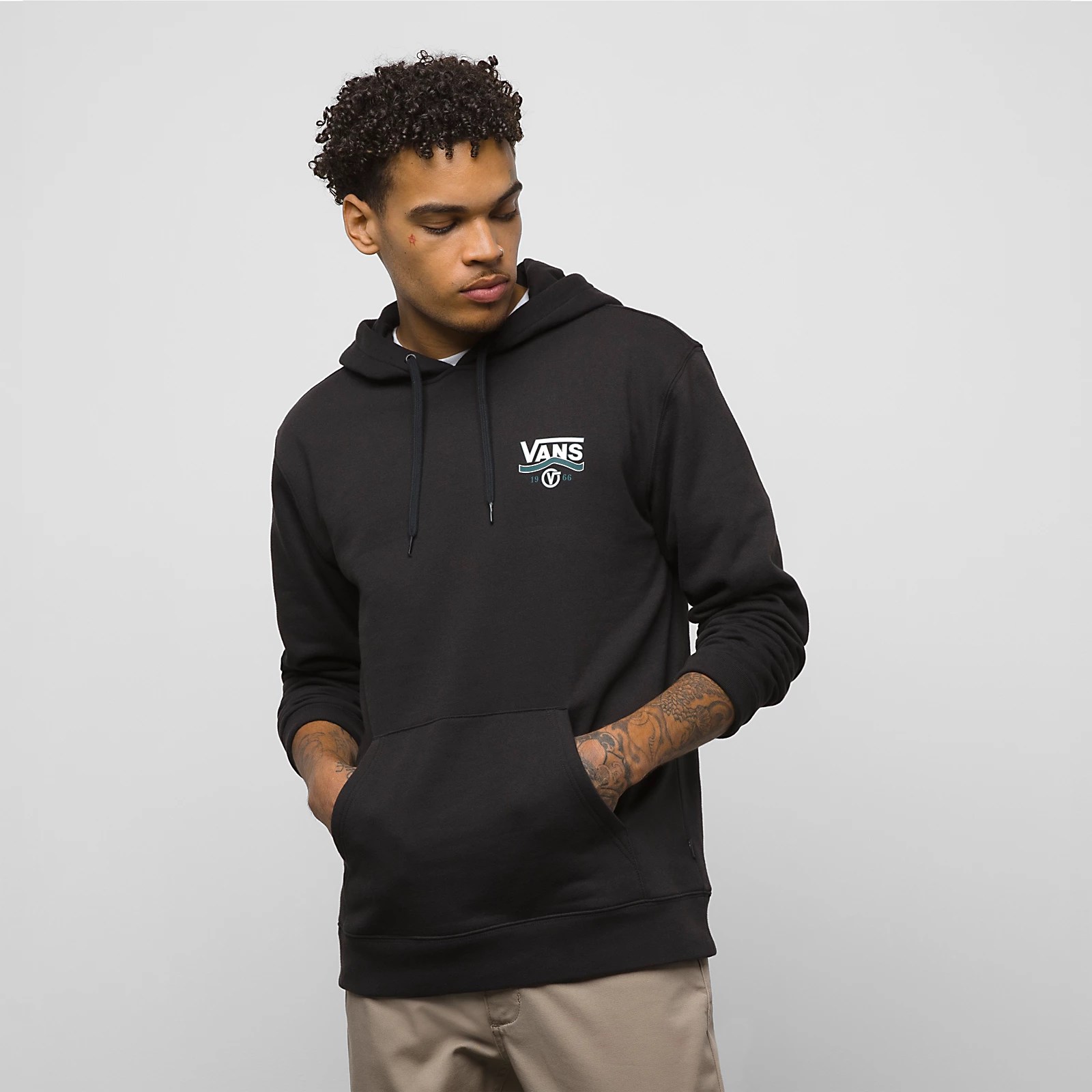 Bộ Thể Thao Vans Side Seal Men's 'Black' - VN0009T1-BLK