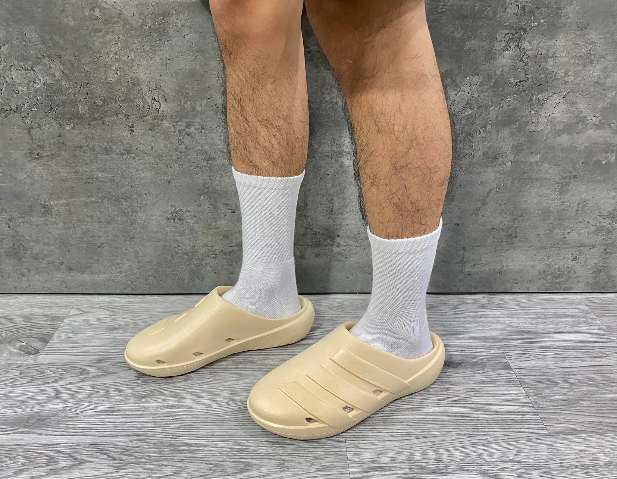 Dép Sục Đúc Nguyên Khối Adidas 'Begie' - AD12-022