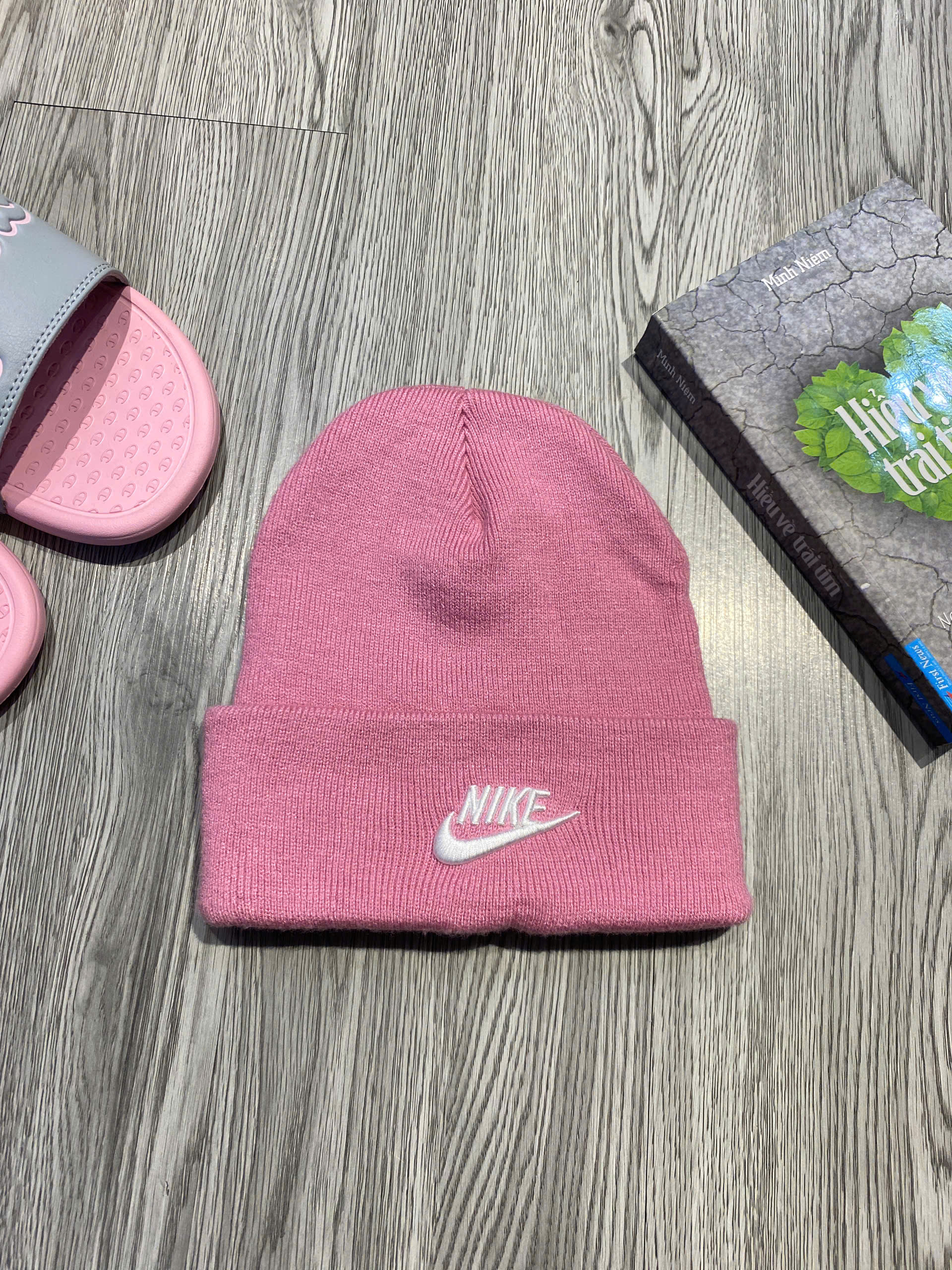 Phụ Kiện Chính Hãng - Mũ Len Nike Beanie 'Pink' - NK0901-192