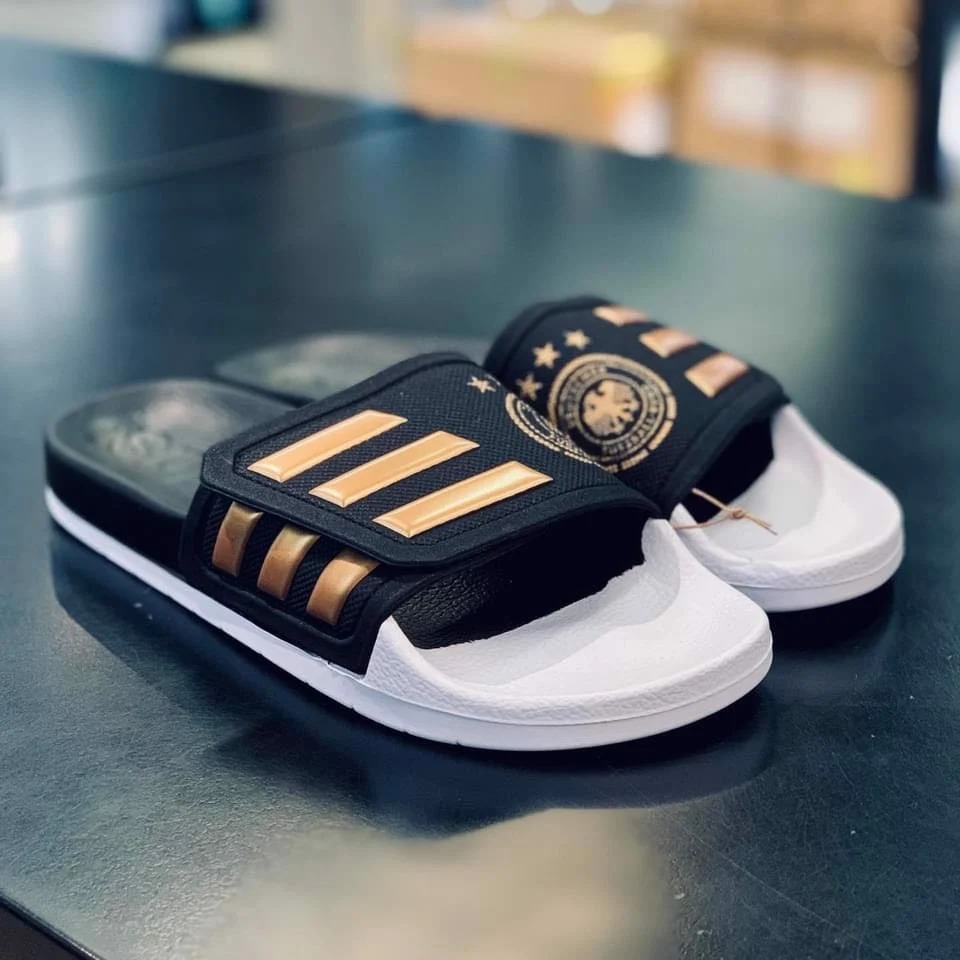 Dép Slide Nam Adidas Adilette TND Slides Core Black/Gold