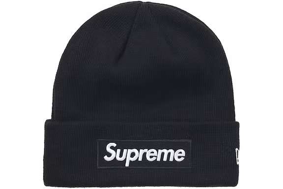 Mũ nón len unisex dày dặn Supreme New Era Box Logo Beanie