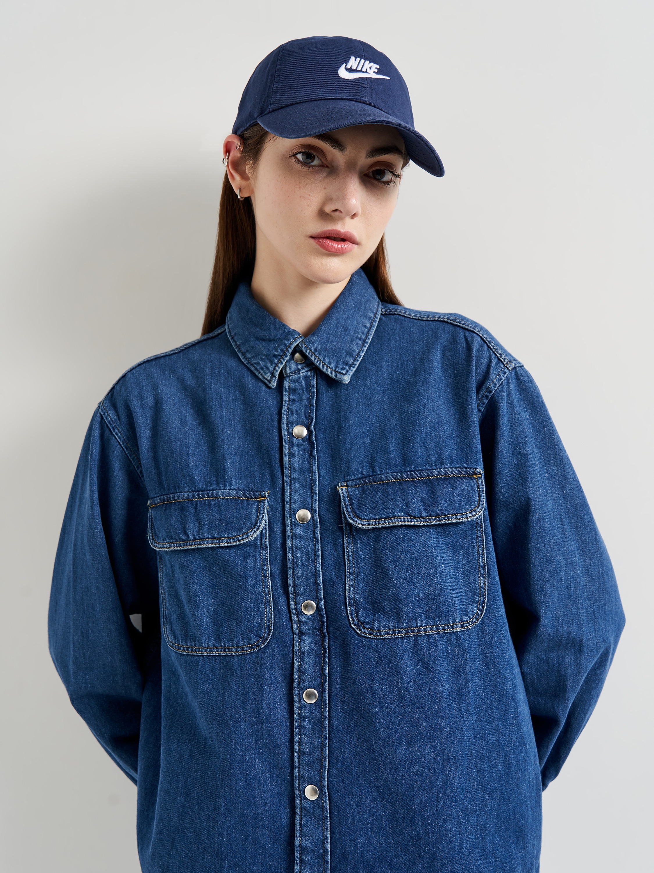 Phụ Kiện Chính Hãng - Mũ Nike Sportswear Heritage86 Futura Washed 'Navy' - 913011-413