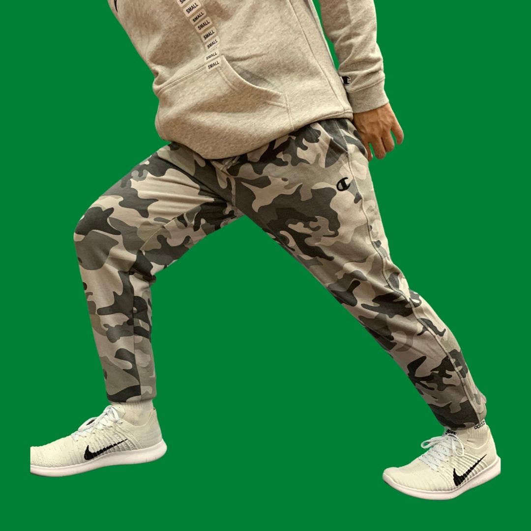 QUẦN DÀI CHÍNH HÃNG - Champion Jogger Camo Grey - QCC-060