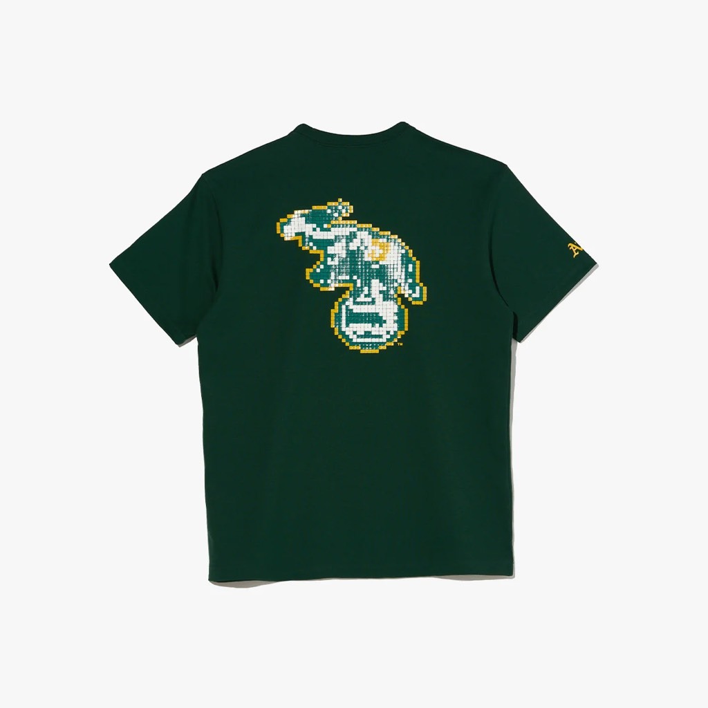 Áo Thể Thao Hè - Áo Thun Nam Nữ New Era Apparel MLB 8BIT Logo Oakland Athletics ZZZ - 12866563 Quyetsneaker