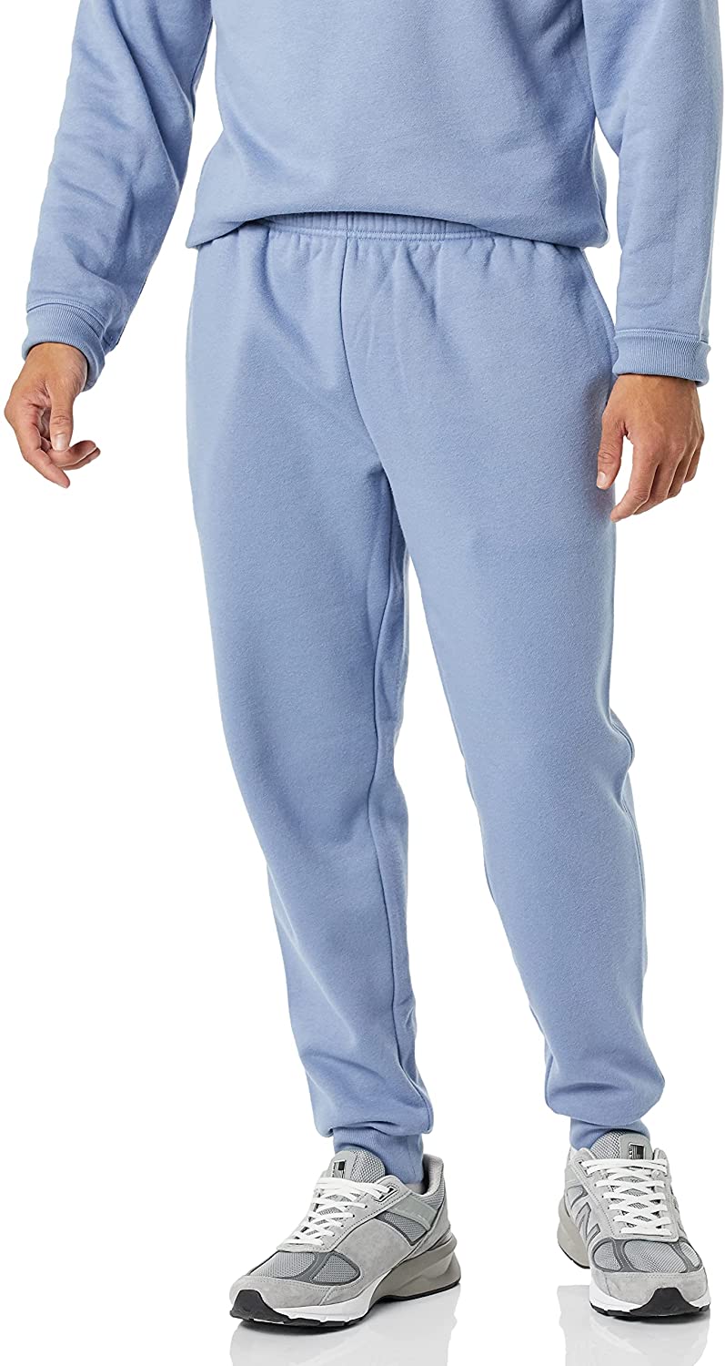 Quần Dài Chính Hãng -Amazon Essentials Men's Fleece Jogger Pant ''Light Blue