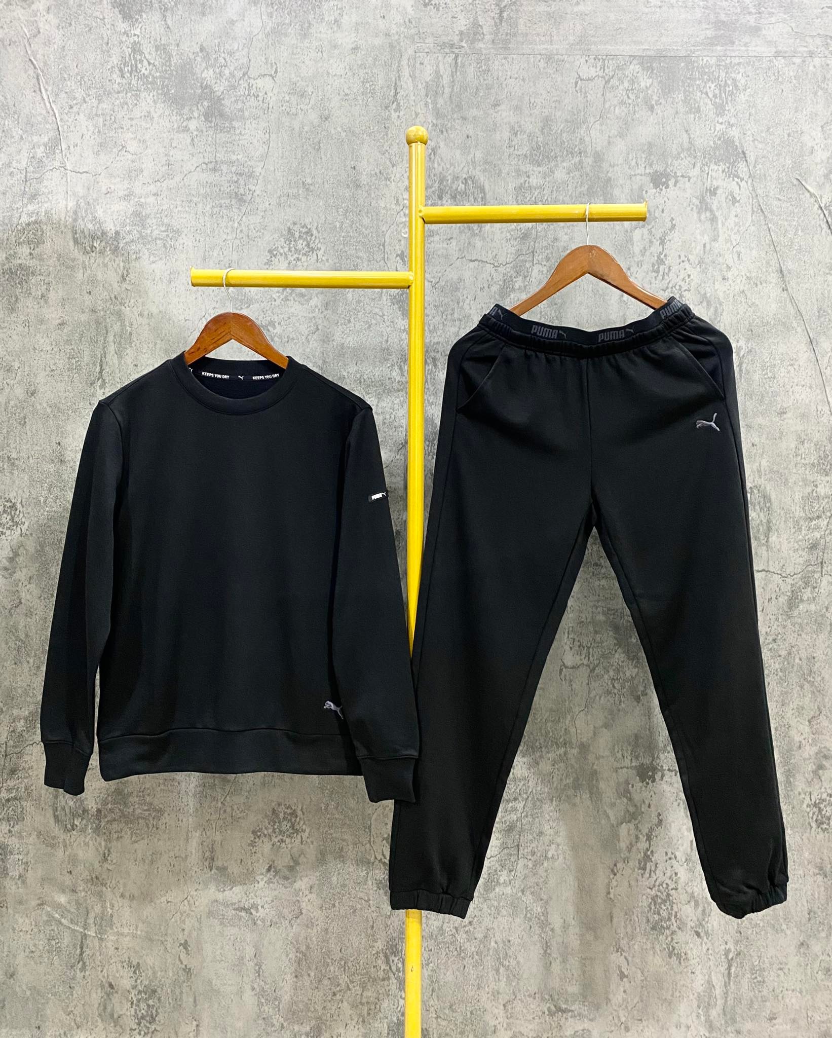 Bộ Thể Thao Chính Hãng - Bộ Nỉ Da Cá Puma Logo Hình - PMF-010 Quyetsneaker