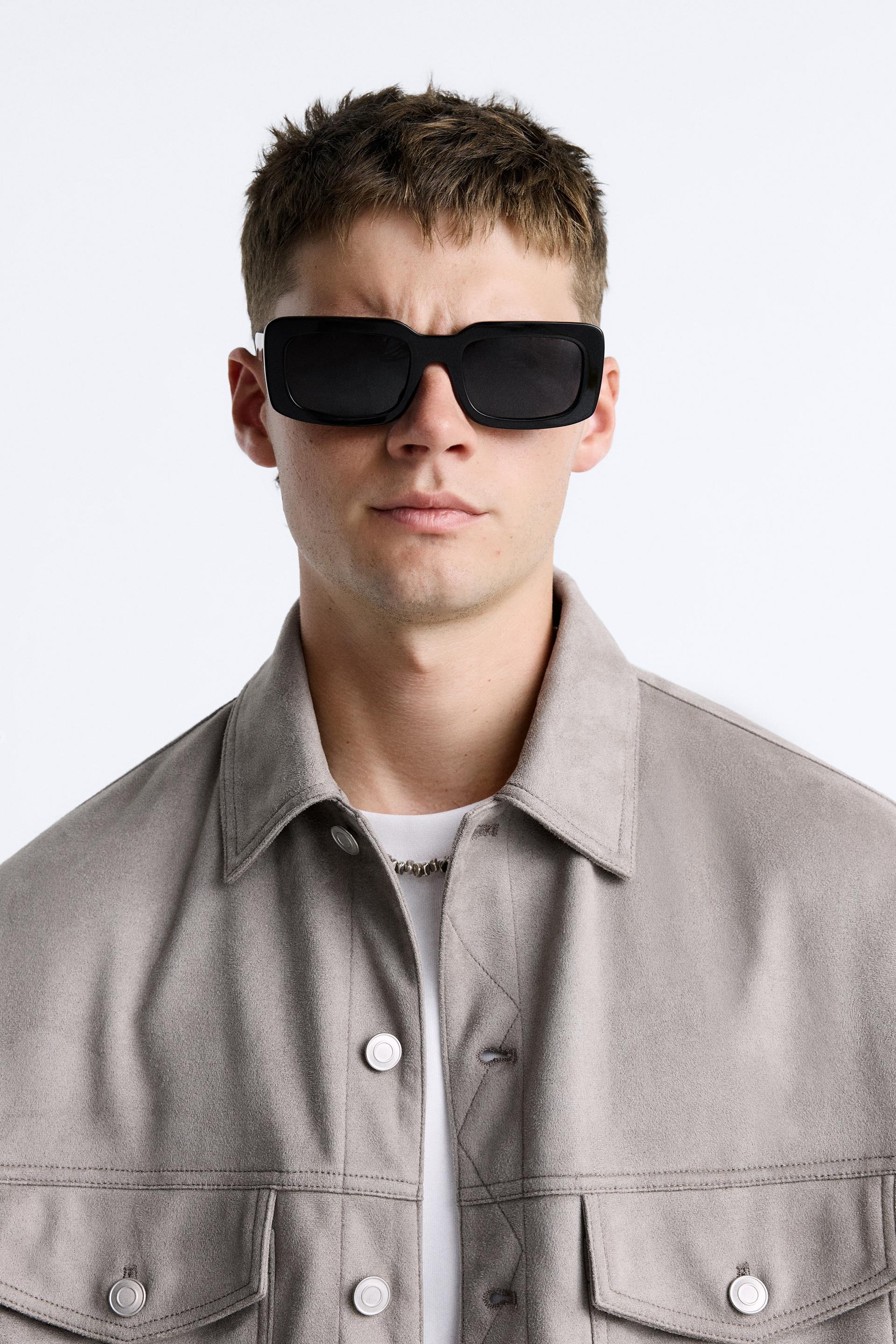 Áo Khoác Chính Hãng - Zara Boxy Fit Faux Suede Trucker Jacket 